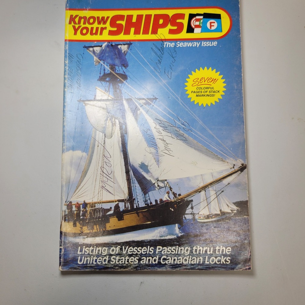 Know Your Ships 1989 Seaway Issue 30th Edition Great Lakes Vessels